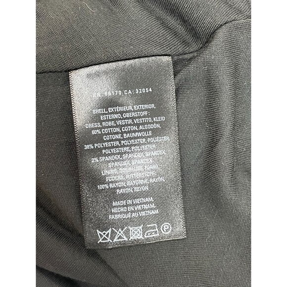 NWT Anthropologie V-neck Girly Glam Black Motif Size 6 Women's Dress - Picture 5 of 7